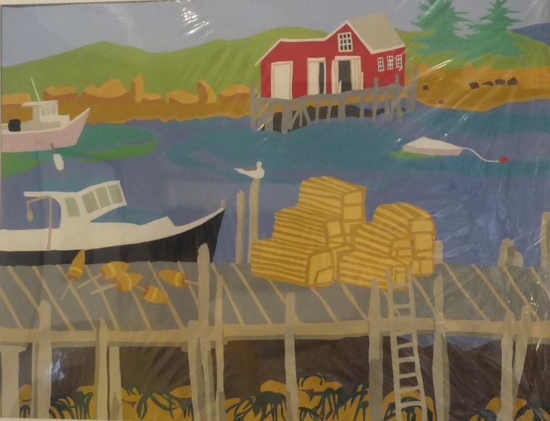 “Lobsterman’s Shack” - gouache - Karen “Kallena” Chutsky Karen “Kallena” Chutsky