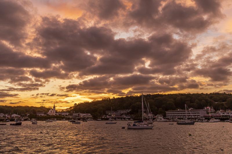 Leaving the harbor for the Sunrise Photography Cruise. Mike Leonard photo