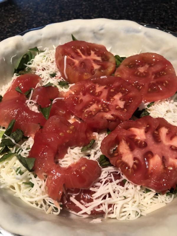 More tomatoes and scallions added. Lisa Orne Hallinan photo