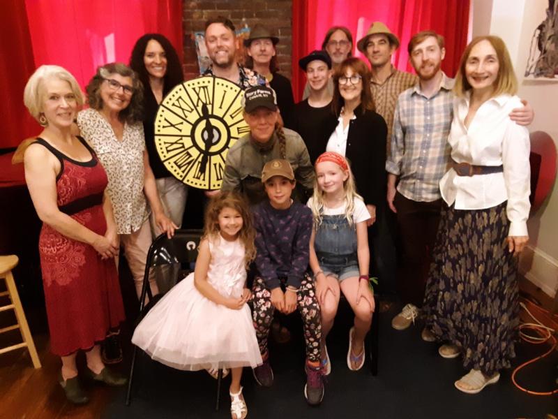 The Bridge Street Theater cast of the third incarnation of “Just A Matter of Time,” written by Sandra Dutton. Courtesy of Sandra Dutton
