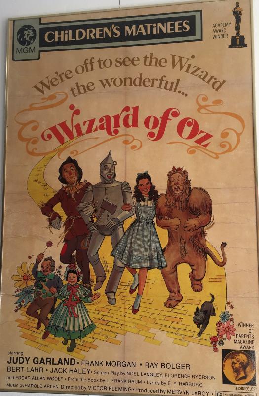 This original poster from a movie house in Massachusetts was loaned to Harbor Theater for the special screening by Bob Drury. LISA KRISTOFF/Boothbay Register