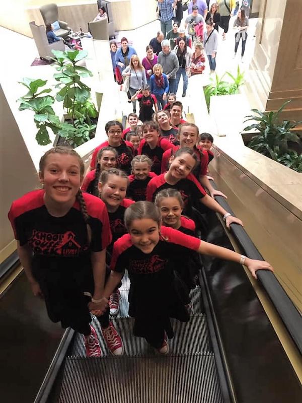 On the way to rehearsal! Courtesy of Emily Mirabile