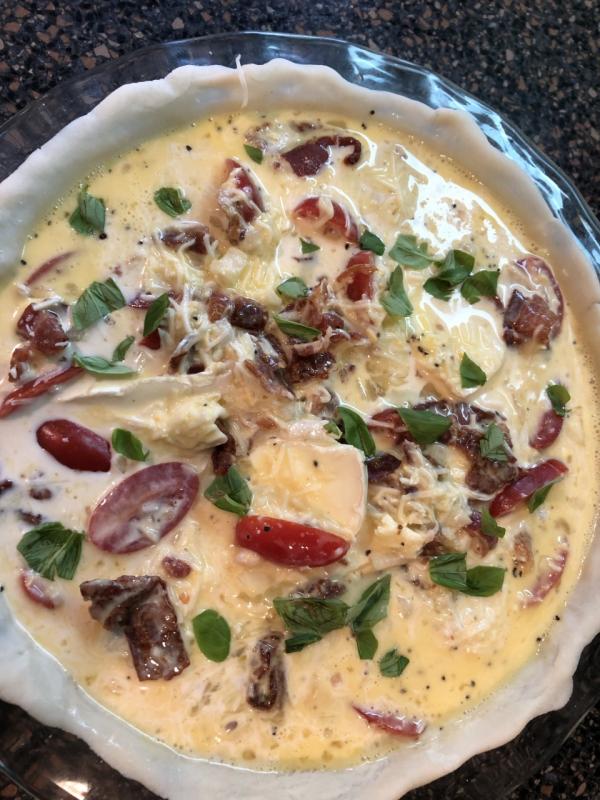 The eggs added to the pie filling. Lisa Orne Hallinan photo