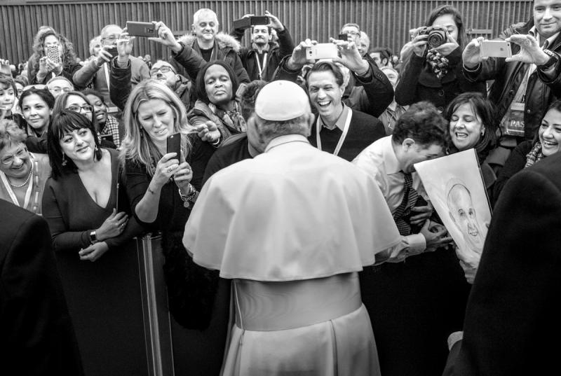 MPS 2020: Third Place, Documentary: “Bar Bouncer-Janitor-Jesuit Priest-POPE” by Steve Demeranville, East Boothbay. Steve Demeranville