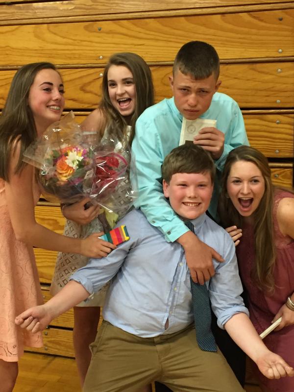 Eighth grade graduation. Courtesy photo