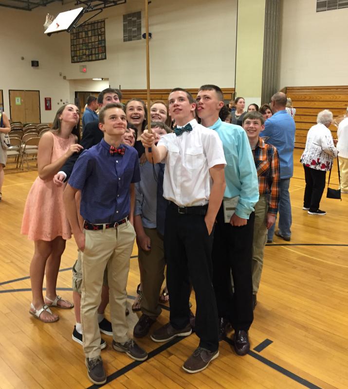 Eighth grade graduation. Courtesy photo