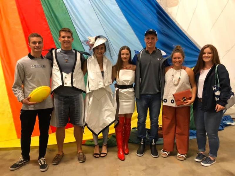 Fishin’ for Fashion 2019: Rowan, Hunter, Chloe, Hali, Nick, Madison and Josey. Courtesy photo