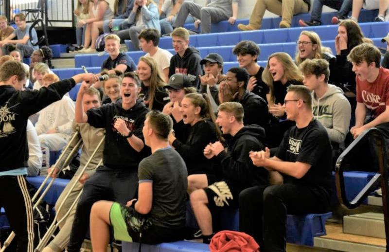 Fun at a basketball game. Courtesy photo