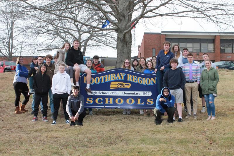 The Boothbay Region High School Class of 2020. Courtesy photo