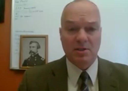 Maine State Commissioner of Corrections Randall Liberty “traveled many miles” with Sheriff Brackett, having graduated in the same class from the Maine Criminal Justice Academy and served as another young deputy in Kennebec County early in their careers. Courtesy photo