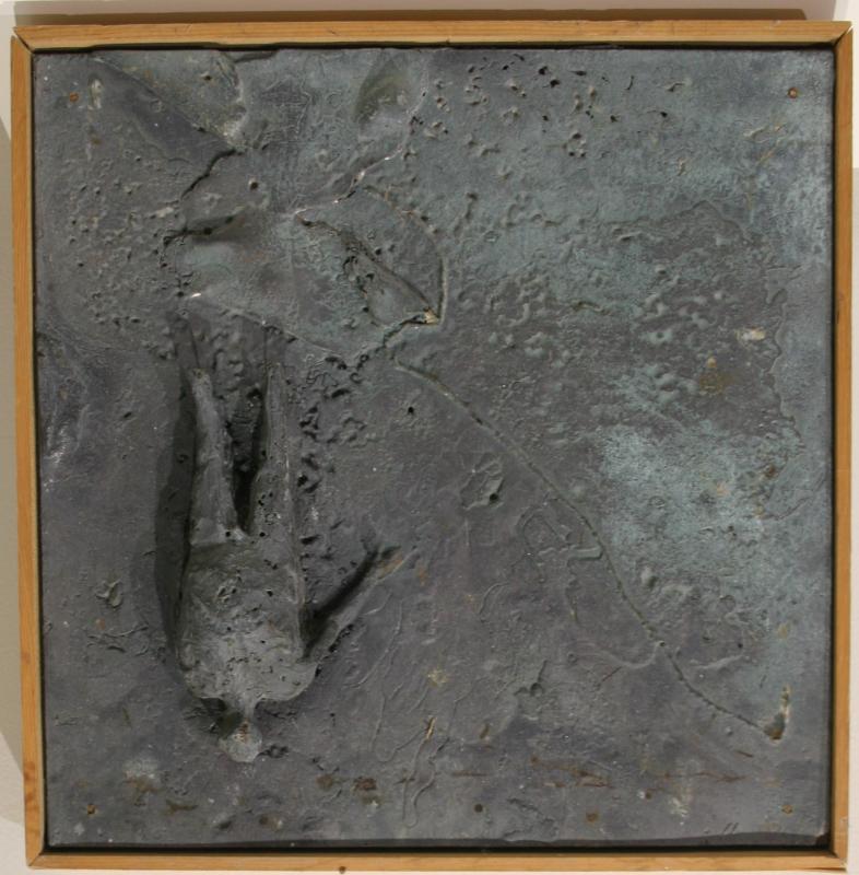 "Pergatorio" – metal casting and wood – Don Meserve