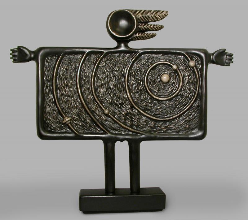 Clara Cohan’s “Arms Around It" sculpture is in the Maine Art Gallery’s second online show. Courtesy of the venue Clara Cohan
