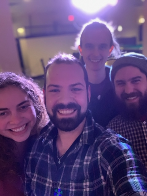 Damariscotta-based Driving Charlie Home is made up of, from left: Olivia de Lisle, Caleb Jones, Jackson Cromwell and Ben Millet.
Courtesy of the band