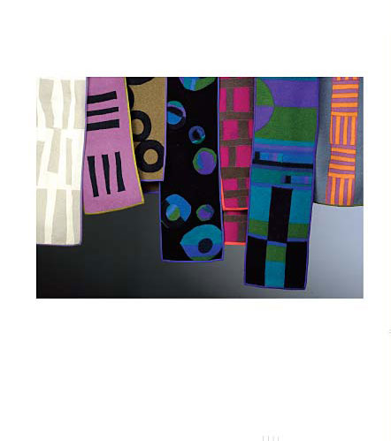 Scarves by Hard Boiled Designs at Markings Gallery of Bath. Courtesy photo Hard Boiled Designs