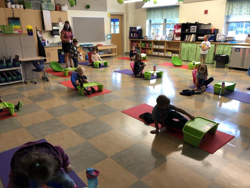 Some of SVRSU’s youngest students start their school year. Courtesy of SVRSU 12