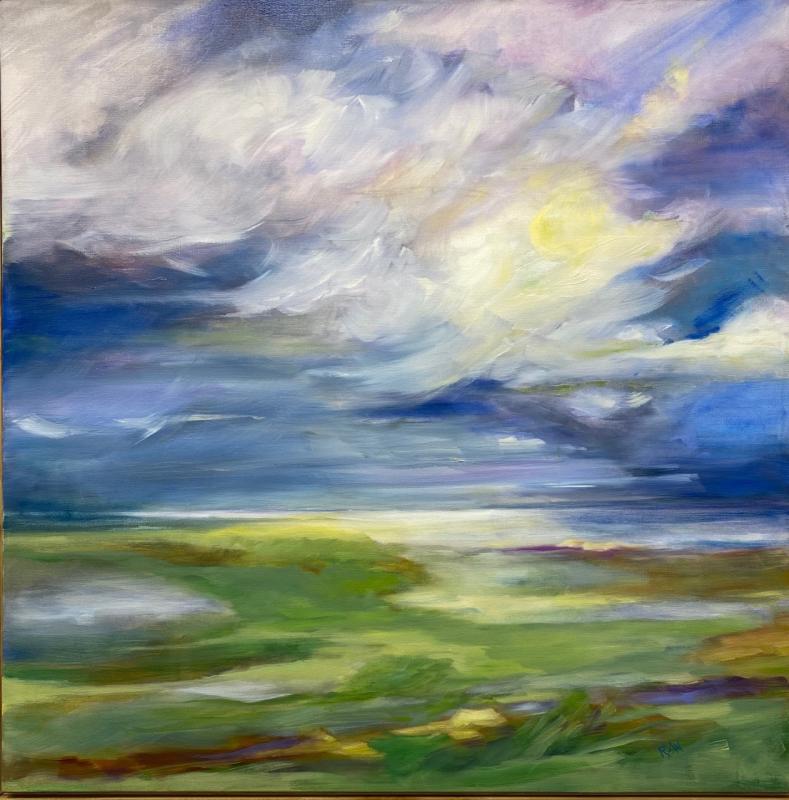 “Essex By the Sea” by Sharon Ryan is one of the works in the Art Foundation’s fall member show running through Oct. 12 in Boothbay Harbor. Courtesy of Mark Coates Sharon Ryan