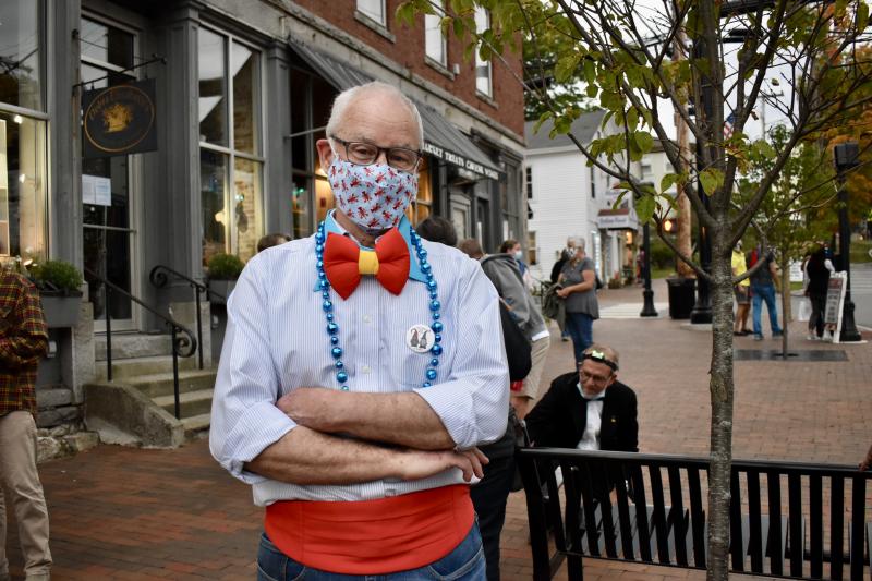 Brad Sevaldson enjoyed the Walk Arounds. PHIL DI VECE/Wiscasset Newspaper