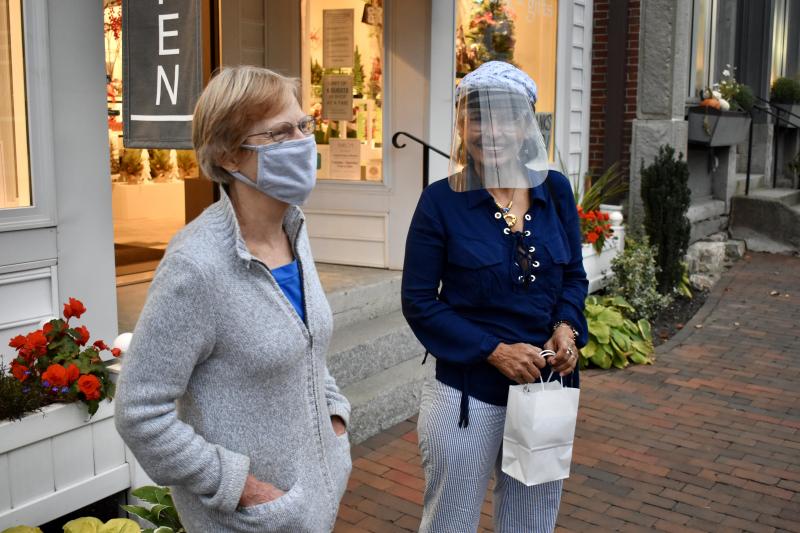 Marjorie Di Vece, left, and Claudia Sortwell. PHIL DI VECE/Wiscasset Newspaper