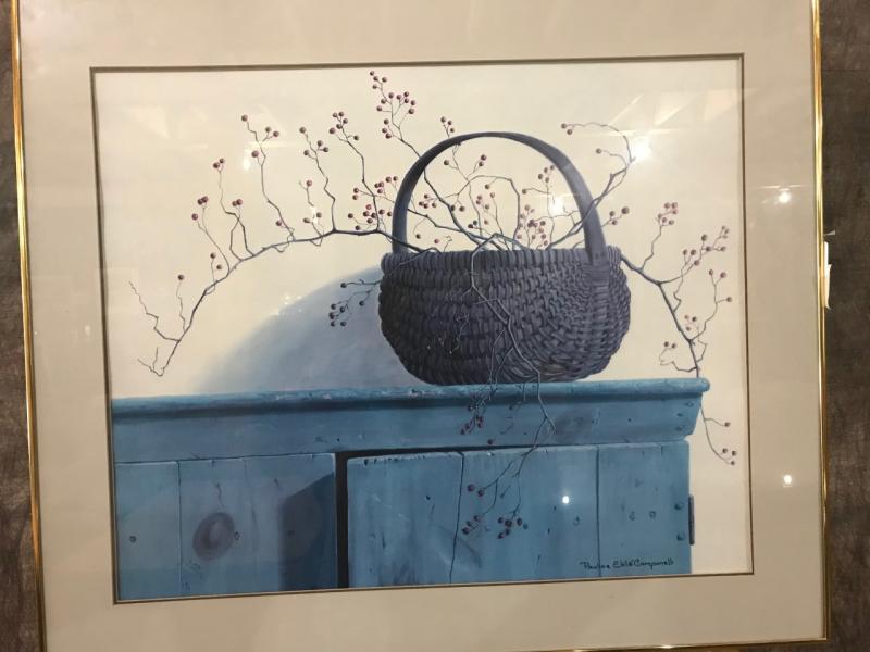 Artwork at the Rotary barn.