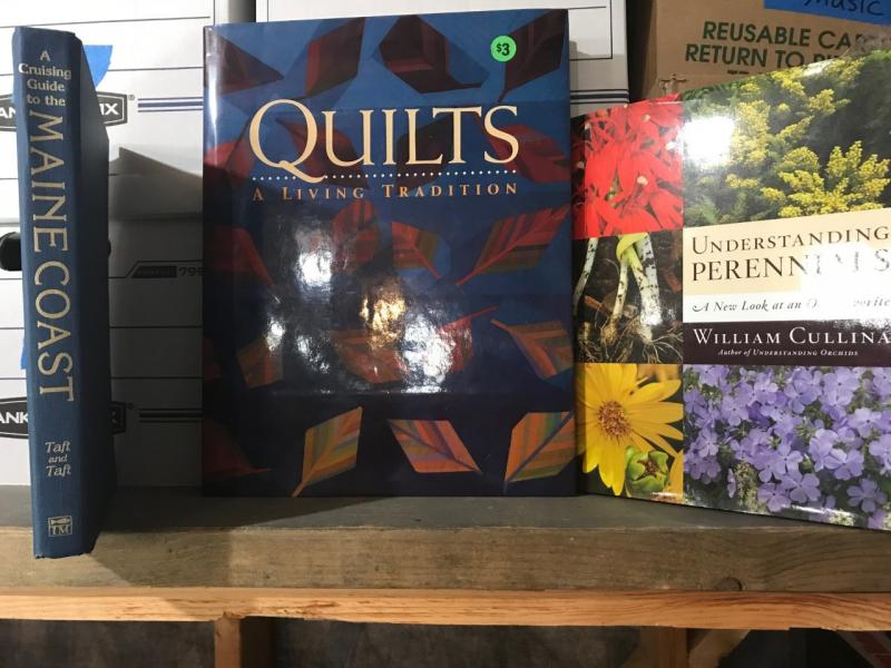 Books at the Rotary barn. Courtesy photo