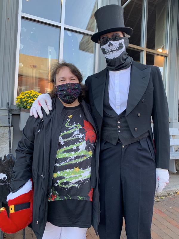 Alissa Eason and Christopher Hart. SUSAN JOHNS/Wiscasset Newspaper
