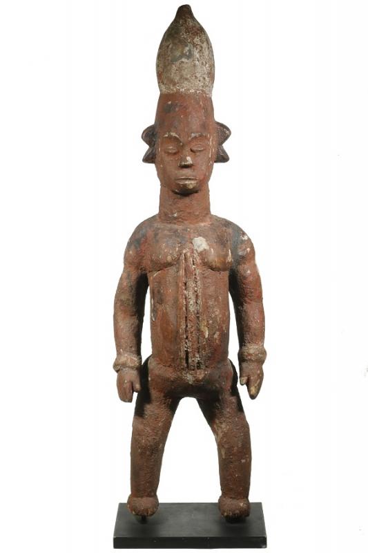 African standing male, ancestral figure, from the Ibo-Igbo Peoples of Nigeria. Courtesy of Thomaston Place