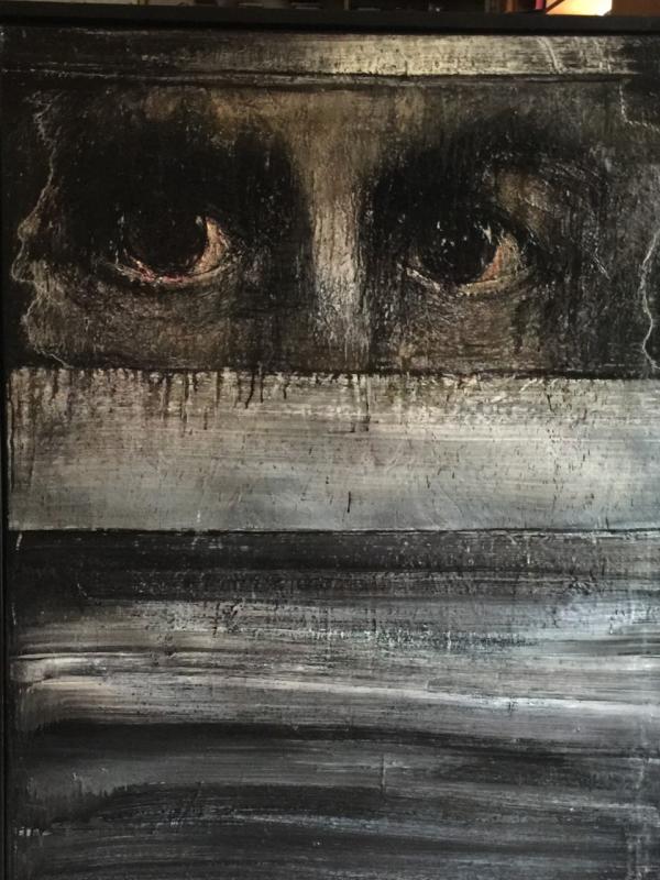 “Asylum Seeker” by Leonard Meiselman, Wiscasset. Courtesy of the artist Leonard Meiselman