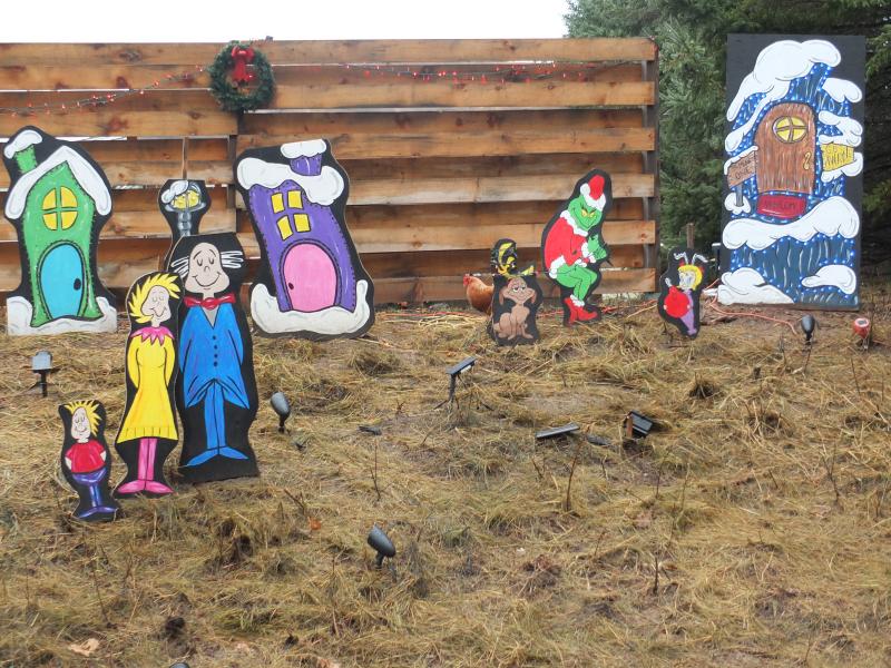 “Whoville” comes to Edgecomb as the Fuller family displays the village from the 1957 children’s book and 1966 holiday special “How the Grinch Stole Christmas.”
BILL PEARSON/Boothbay Register