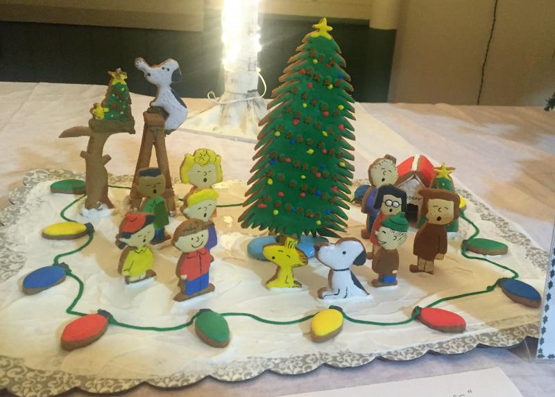 Tops with the kids: this year’s Best Holiday Spirit winner, “Peanuts Christmas” by Sheila Wiken. Sheila Wiken