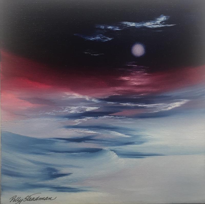 Polly Steadman’s oil, “Portent” Polly Steadman