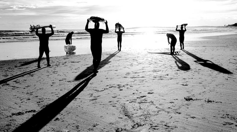 First Place: Community Celebrations - Elise Klysa of Belgrade, “Surf’s Up.” Courtesy of MPS Elise Klysa