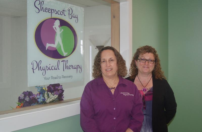 Dr. Jean Beattie and business manager Janie Miller. ART MAYERS/Wiscasset Newspaper