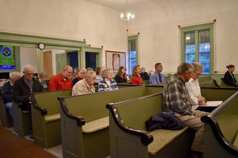 Monday’s Memorial Day service hosted by the North Woolwich Methodist Church was the 119th one held by the community. PHIL DI VECE/Wiscasset Newspaper