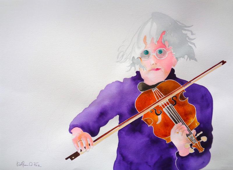 “The Beginner,” a self-portrait. Courtesy of Kathleen Fox