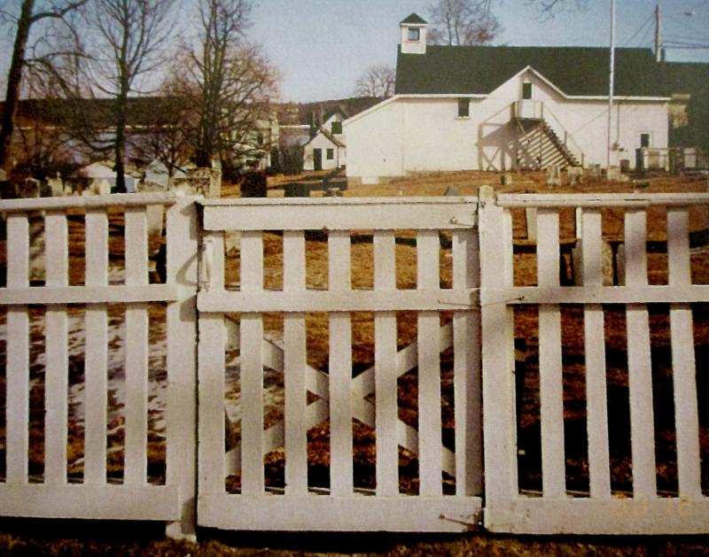 Picture taken in the 1980s showing an entry gate from Federal Street. Courtesy of Steve Christiansen