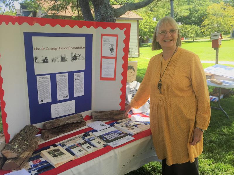 Linda Pope of Lincoln County Historical Association. LISA KRISTOFF/Boothbay Register