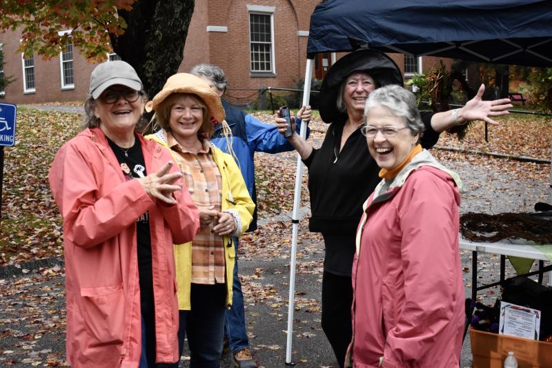 From left are Betsy Kyle, Canny Cahn, Terry Heller and Nancy Roby. PHIL DI VECE/Wiscasset Newspaper