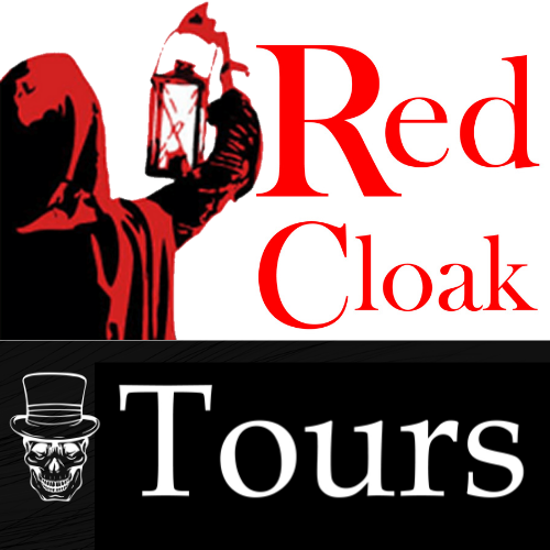 New logo incorporating Red Cloak History Tours with American Ghost Walks. Courtesy of Michael Huberty