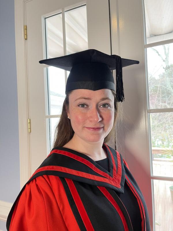 Dr. Danica Ramsey-Brimberg earned her doctorate from the University of Liverpool in December of 2021. Debra Ramsey photo Dr. Danica Ramsey-Brimberg