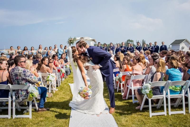 Newagen Seaside Inn wedding of Isabel and Rob. Ed Cabalit Photography. Courtesy of Erin Stodder