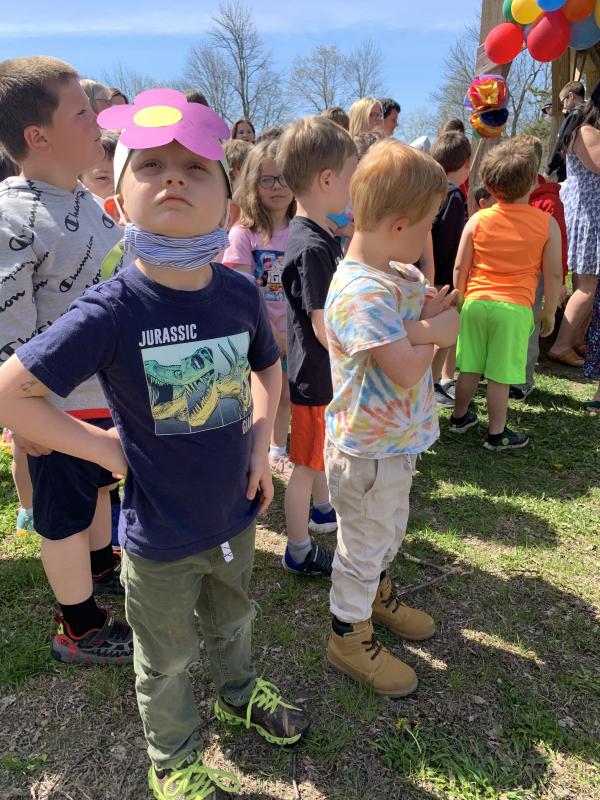 Prekindergartener Wade Kleinschmidt. SUSAN JOHNS/Wiscasset Newspaper