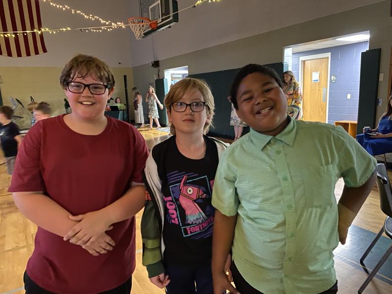 Christopher Lincoln, Xavier Ordung and Kamarion Bragdon. Kristy Lincoln photo