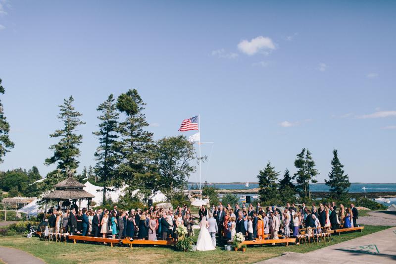 The Tinsley - Firnhaber wedding at Newagen Seaside Inn. Emilie Photography