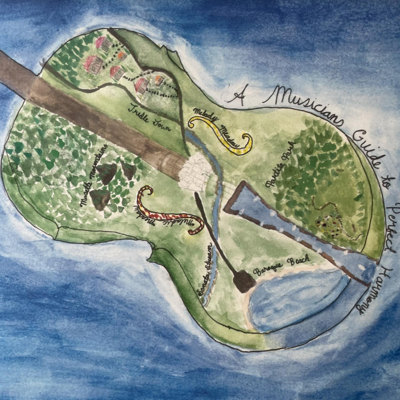 CTL students designed maps to reflect the physical and imaginary landscapes of their lives. Courtesy photo