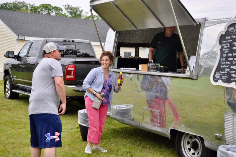 Sadie the Bar Car serving up some fun drinks! July 4 The Lincoln Home Newcastle Maine