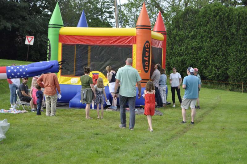 The Bouncie House was a huge hit. July 4 The Lincoln Home Newcastle Maine