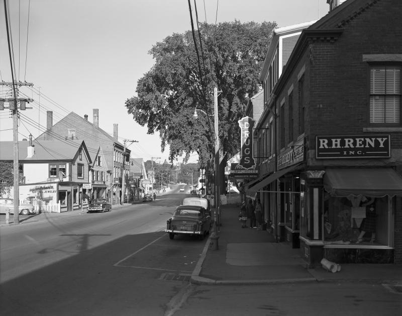 The original Reny's store along historic Route One. from Along Route 1: Maine, New Hampshire, and Massachusetts" (Arcadia Publishing, 2023).