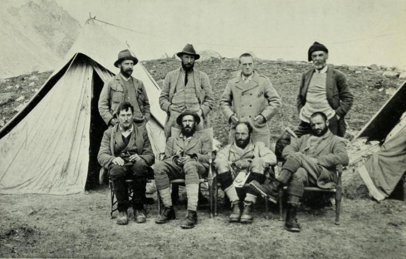 The 1921 British Mount Everest reconnaissance expedition.