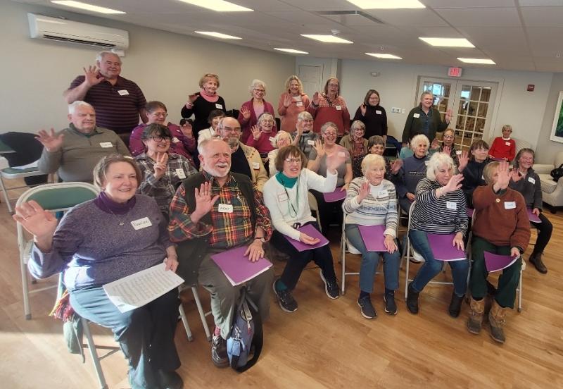 The Lincoln Home Assisted lIving Newcastle Maine Vibrant Seniors Classic Harmony Senior Singing Group