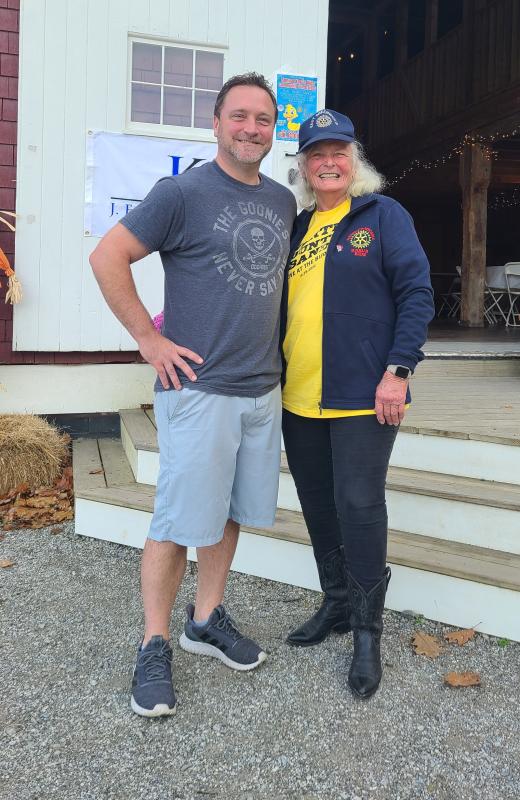 Greg and Mary Berger (son and wife of Karl Berger). Karl's Kids name is in memory of Karl. Courtesy photo son and mother